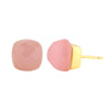 Earrings - Rose Quartz Naked Stud