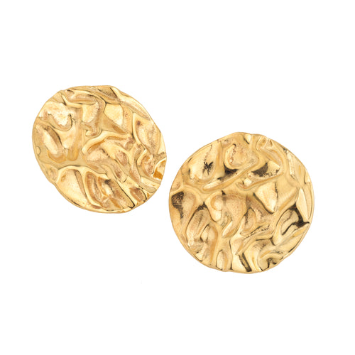 Earrings - Ripple Disc