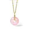 Necklace - Rose Quartz on Link Chain