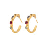 Earrings - Tutti Frutti Piccolo Hoops