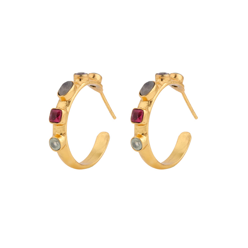 Earrings - Tutti Frutti Piccolo Hoops
