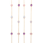 Necklace - Amethyst, Moonstone & Rose Quartz