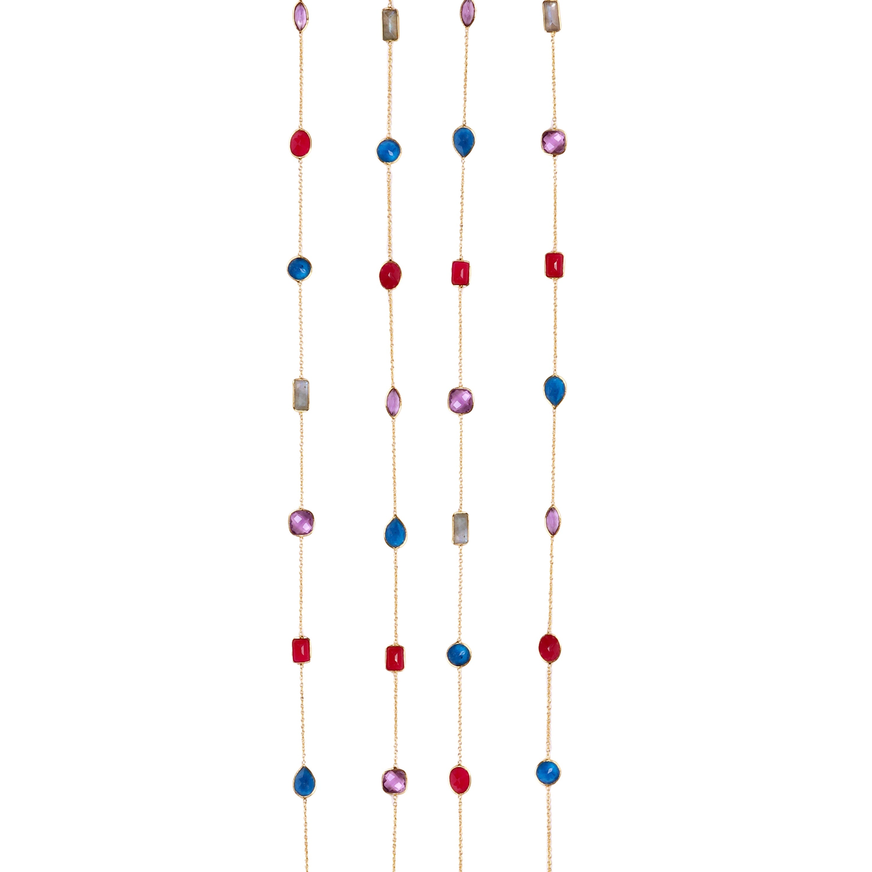 Multi Coloured Quartz Necklace