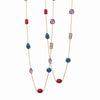 Necklace - Multi Coloured Quartz