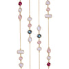 Necklace - Labradorite, Moonstone, Ruby & Rose Quartz