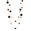 Necklace - Black Onyx Slice