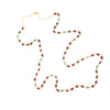 Necklace - Ruby and Emerald Cabochon