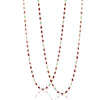 Necklace - Ruby and Emerald Cabochon