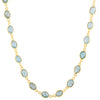 Necklace - Bezel Set Blue Topaz