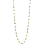 Necklace - Bezel Set Blue Topaz