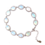 Bracelet - Opal & White Topaz Bracelet