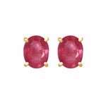 Earrings - Ruby Studs
