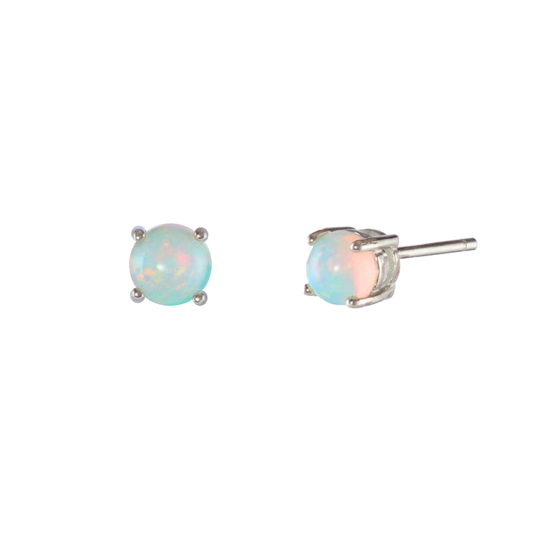 Earrings - Opal Small Studs