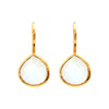 Earrings - Moonstone Teardrops