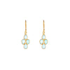 Earrings - Little Raindrop in Aqua Chalcedony