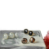 Earrings - Cushion Cut Smoky Quartz Studs