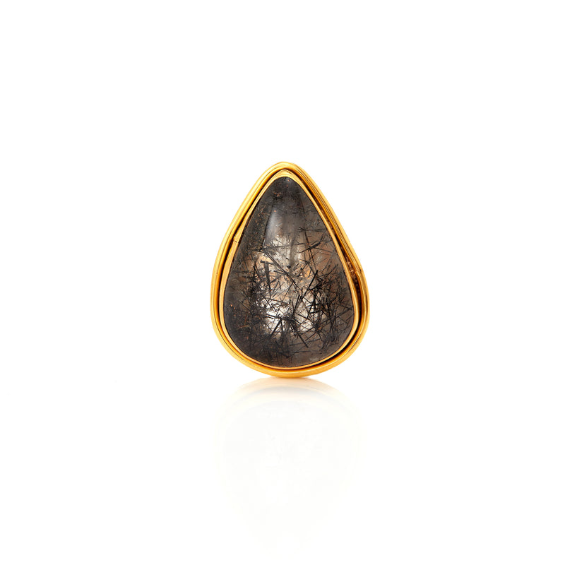 Ring - Black Rutile