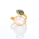 Ring - Rose Quartz & Labradorite