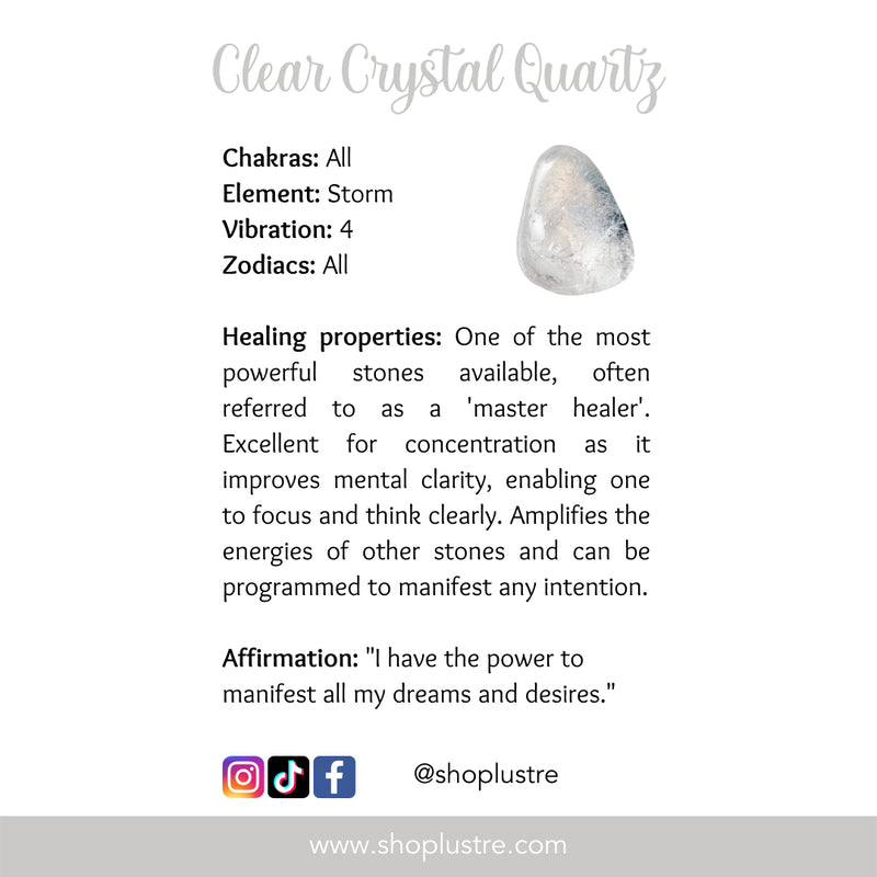 Necklace - Nugget - Clear Crystal Quartz