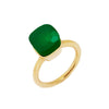 Ring - Naked 4 - Green Onyx