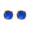 Earrings - Lapis Lazuli Doublet Studs