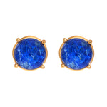 Earrings - Lapis Lazuli Doublet Studs