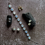 Bracelet - Opal & White Topaz Bracelet