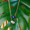 Necklace - Nacre & Ruby Evil Eye