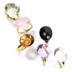 Ring - Jujube - Rock Crystal