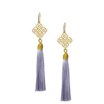 Earrings - Maxi Tassel - Lavender