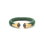 Cuff - LIMITED EDITION Jade Stingray leather with Gemstones