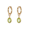 Earrings - Piccolo hoop in Peridot