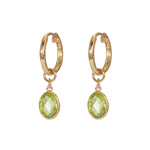 Earrings - Piccolo hoop in Peridot