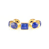 Cuff - Single line Lapis Lazuli