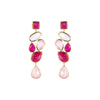 Earrings - Chandelier in Reds