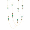 Necklace - Moss Agate, Green Onyx & Labradorite