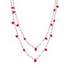 Necklace - Ruby and Tourmaline