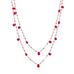 Necklace - Ruby and Tourmaline