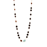Necklace - Black Onyx, Blue Chalcedony & Tiger's Eye