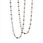 Necklace - Labradorite & Ruby